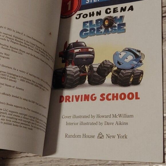 3/$13 Elbow Grease. Driving school by John Cena Children Book - Picture 2 of 4